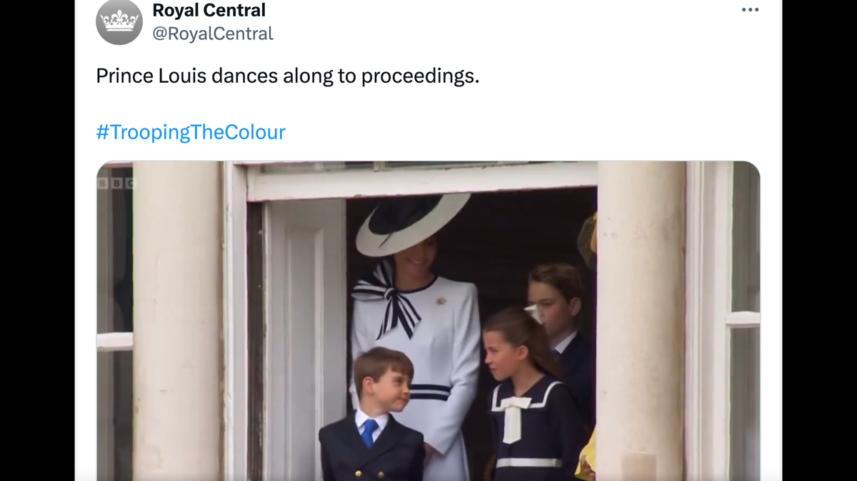 People can’t get enough of this interaction between Prince Louis and Princess Charlotte.