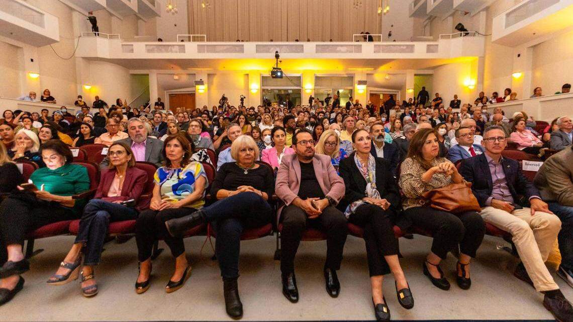 A large number of community members came to FIU on Dec. 9 to hear author Susan Eckstein discuss her book “Cuban Privilege: The Making of Immigrant Inequality in America.”