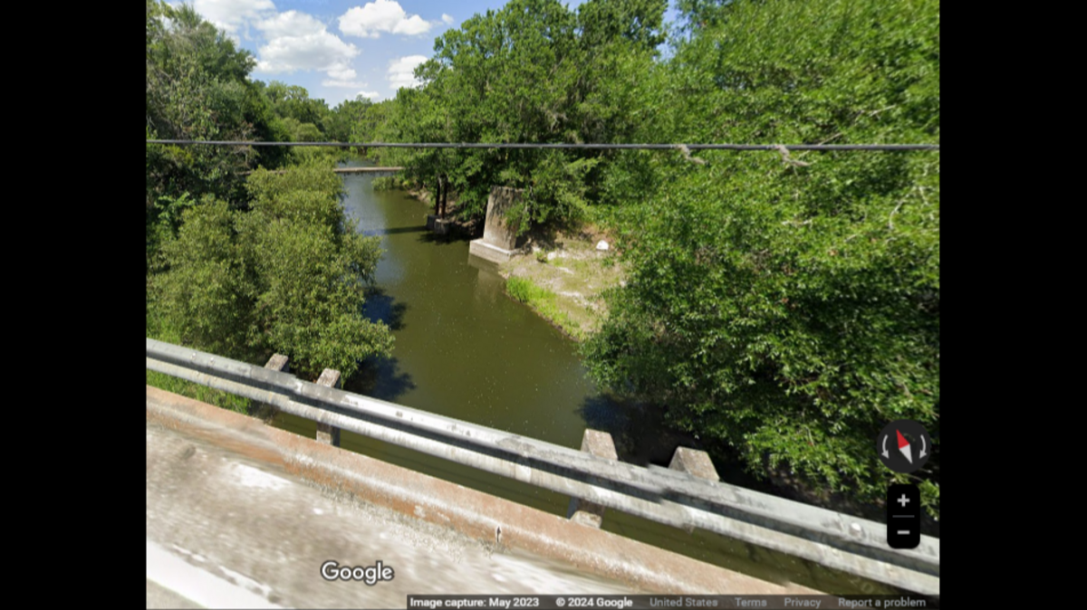 The runaway dog was found living at a campsite along the Peace River in Polk County, despite having a traditional home in town, Florida officials said.
