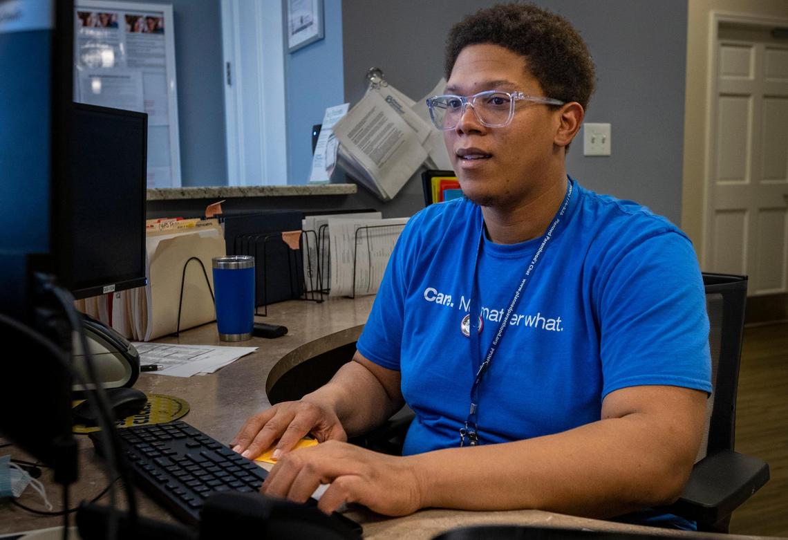 Christopher Pettaway, who works as a clinical coordinator at Planned Parenthood Golden Glades, is dismayed that in his view the new Florida law strips the rights of women to make a choice about their bodies.