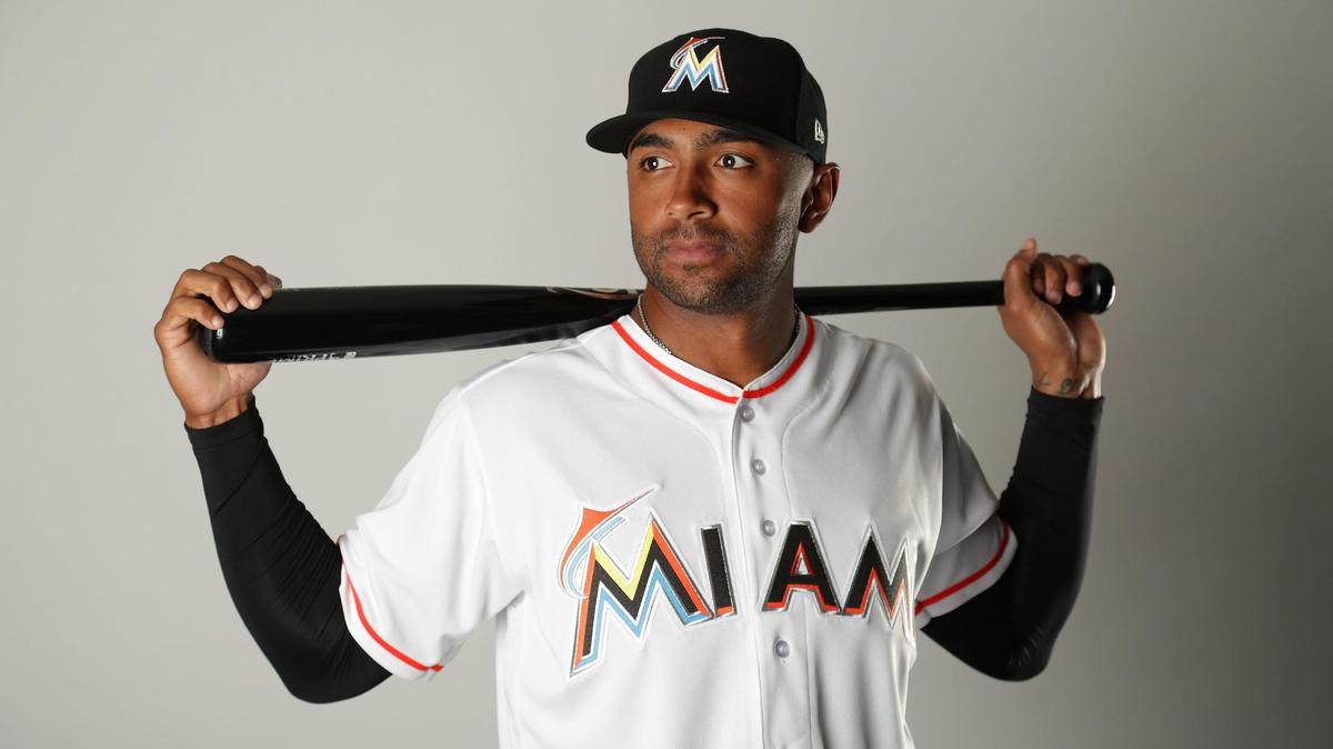 After more than 10 years in the minors, Marlins outfielder Isaac Galloway finally made his big-league debut and singled in his first at bat.