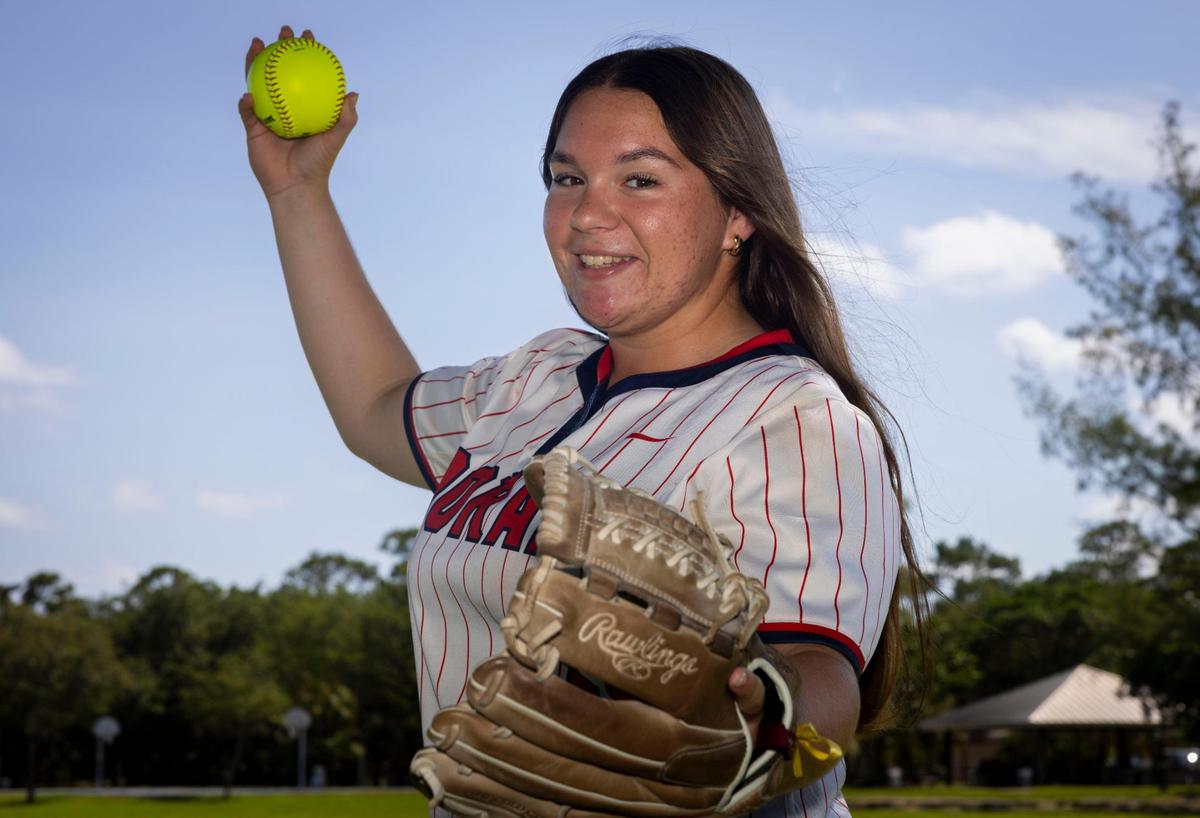 Doral Academy’s Meagan Villazon is the Miami Herald’s Miami-Dade Softball Pitcher of the Year for Classes 7A-4A.