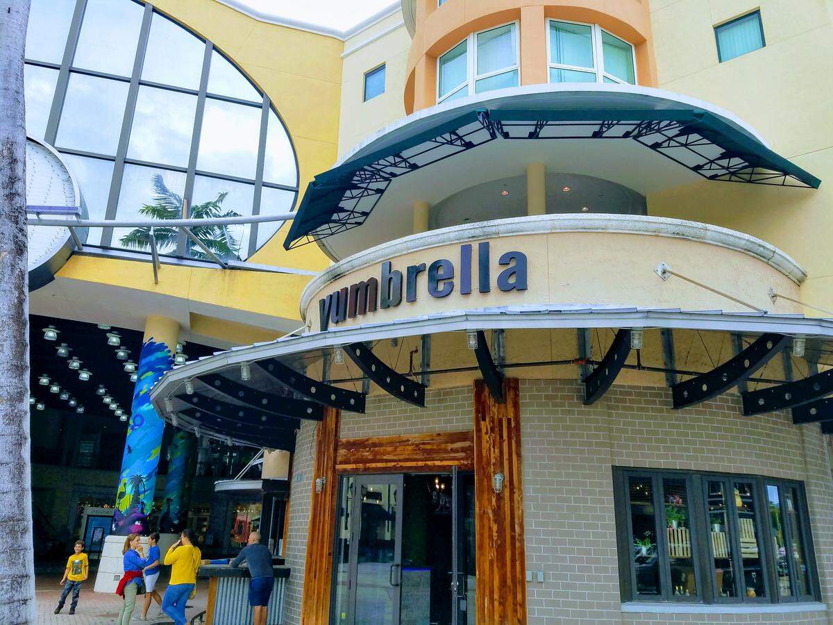 Yumbrella food hall at Sunset Place.
