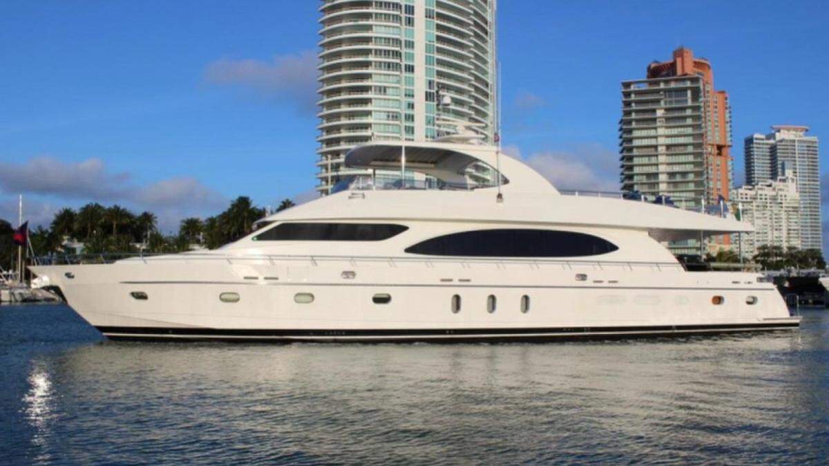 A U.S. Coast Guard crew stopped the 86-foot yacht, The Program, Aug. 23, 2019, about five miles east, northeast of Government Cut. The agency said there were several safety violations.