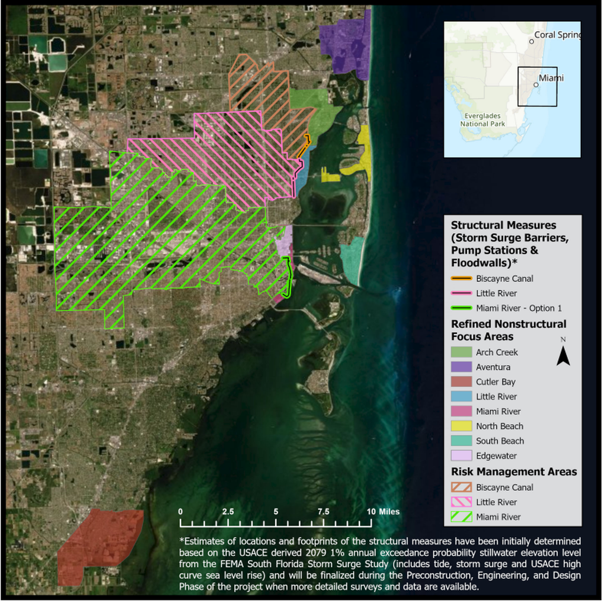 The Army Corps wants to build 6 miles of walls along the coast of Miami-Dade, as well as elevate and floodproof thousands of homes and businesses to protect the region from climate change-driven hurricanes.