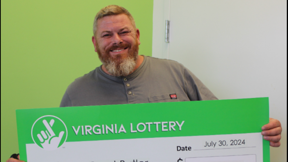 Brent Butler wasn’t having much luck playing online games and he vowed to give it one last try. Then he won big, Virginia Lottery officials say.