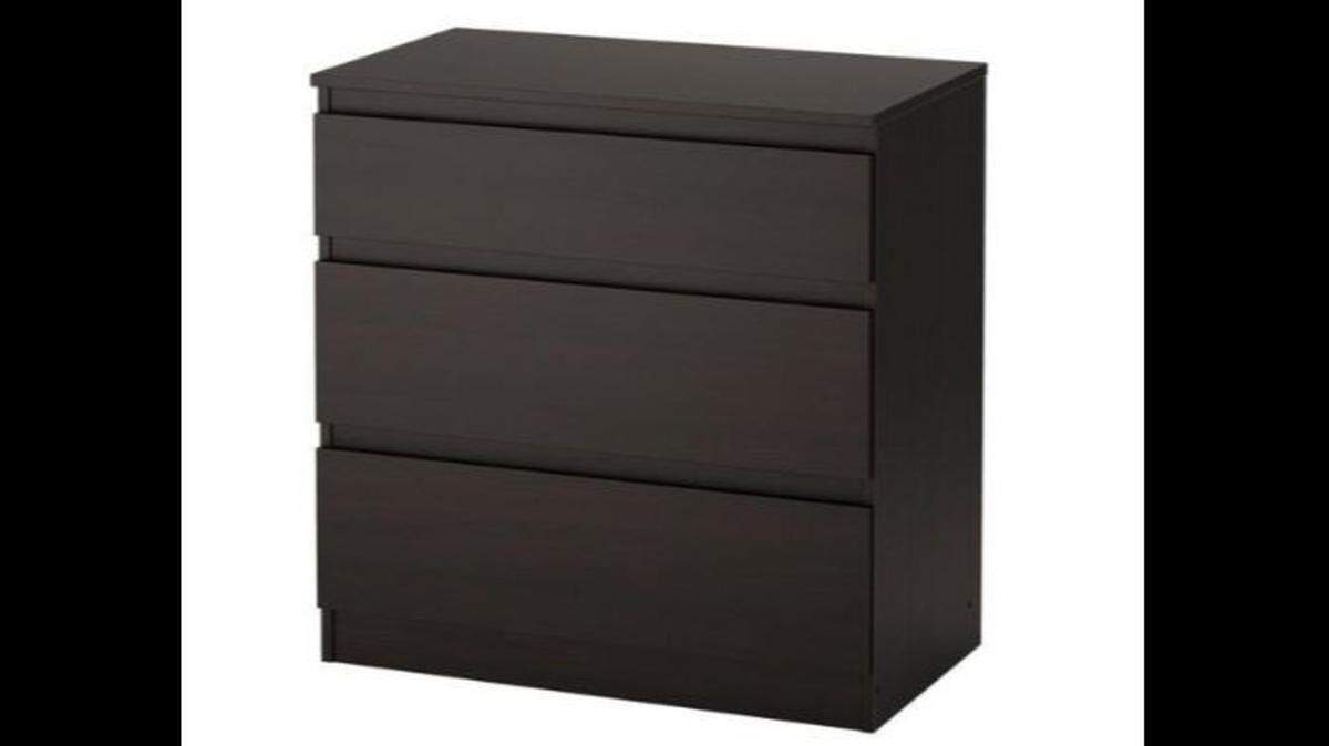 IKEA KULLEN three-drawer chest