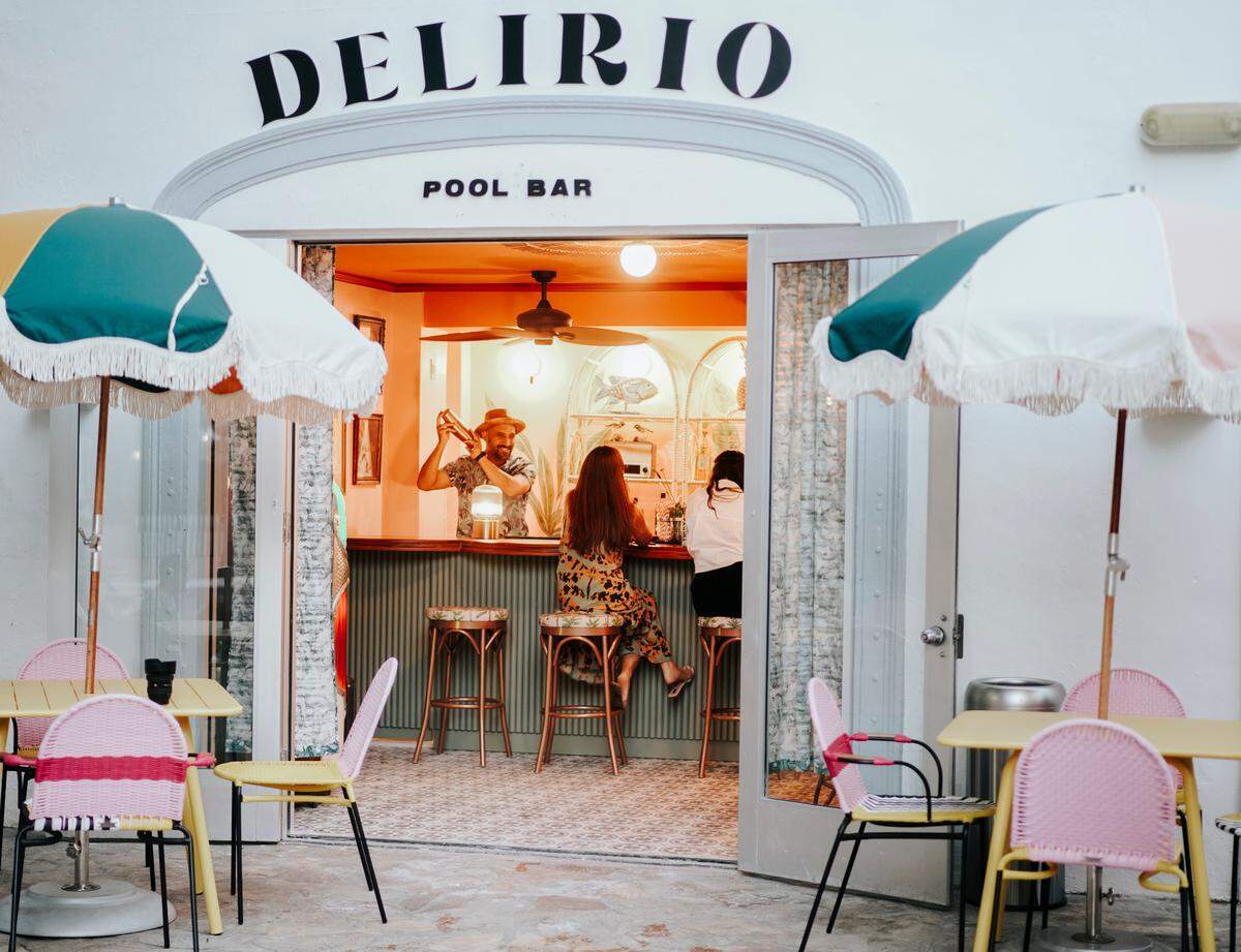 Delirio is located on Collins Avenue in South Beach.