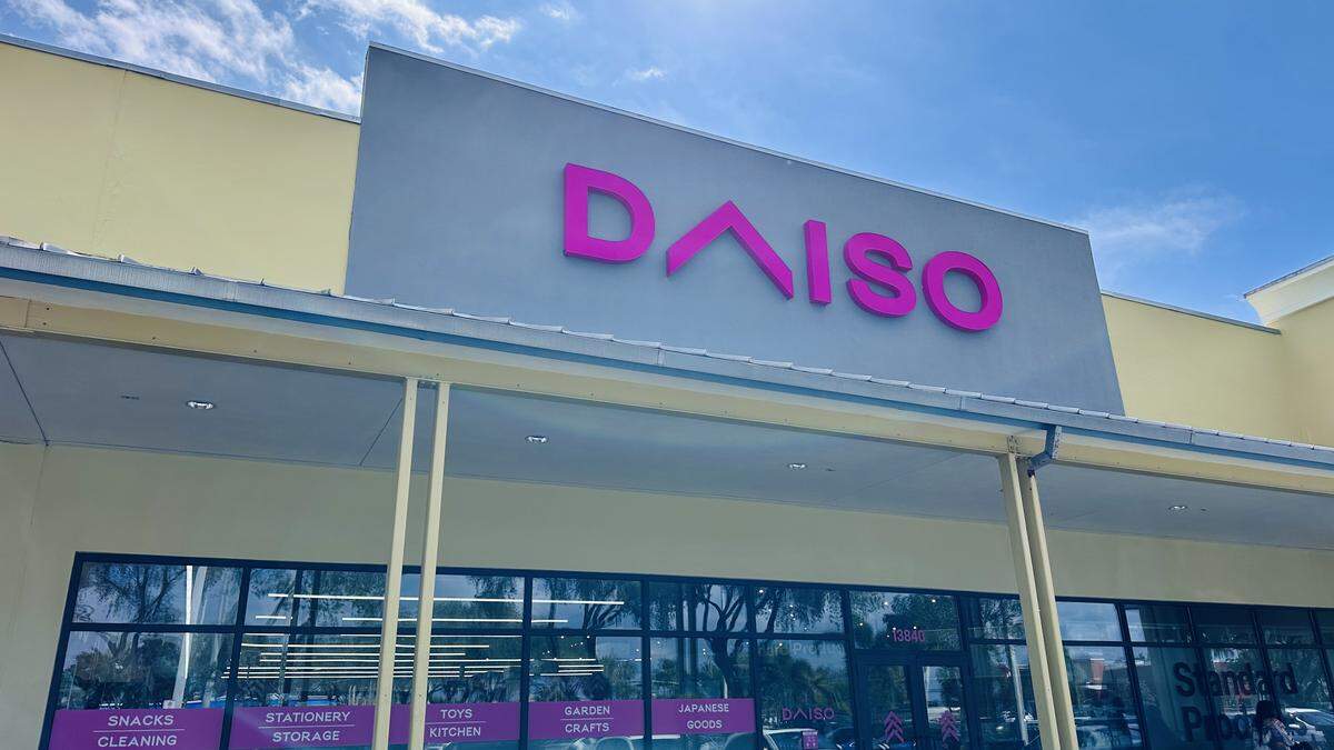 Daiso is a newcomer to Kendall’s Higate Square strip mall next door to a Publix. The store is at 13840 SW 88th St.