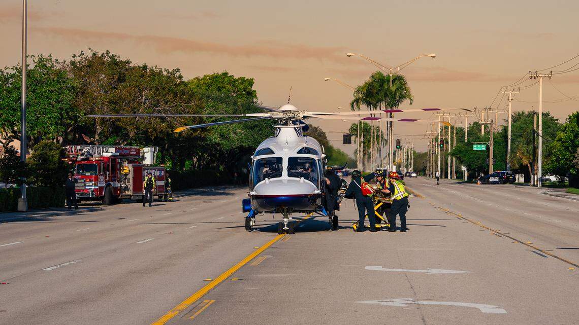 A child was airlifted to the hospital after being struck by a car near Coral Springs Elementary School on Tuesday, April 2, 2024, according to authorities.