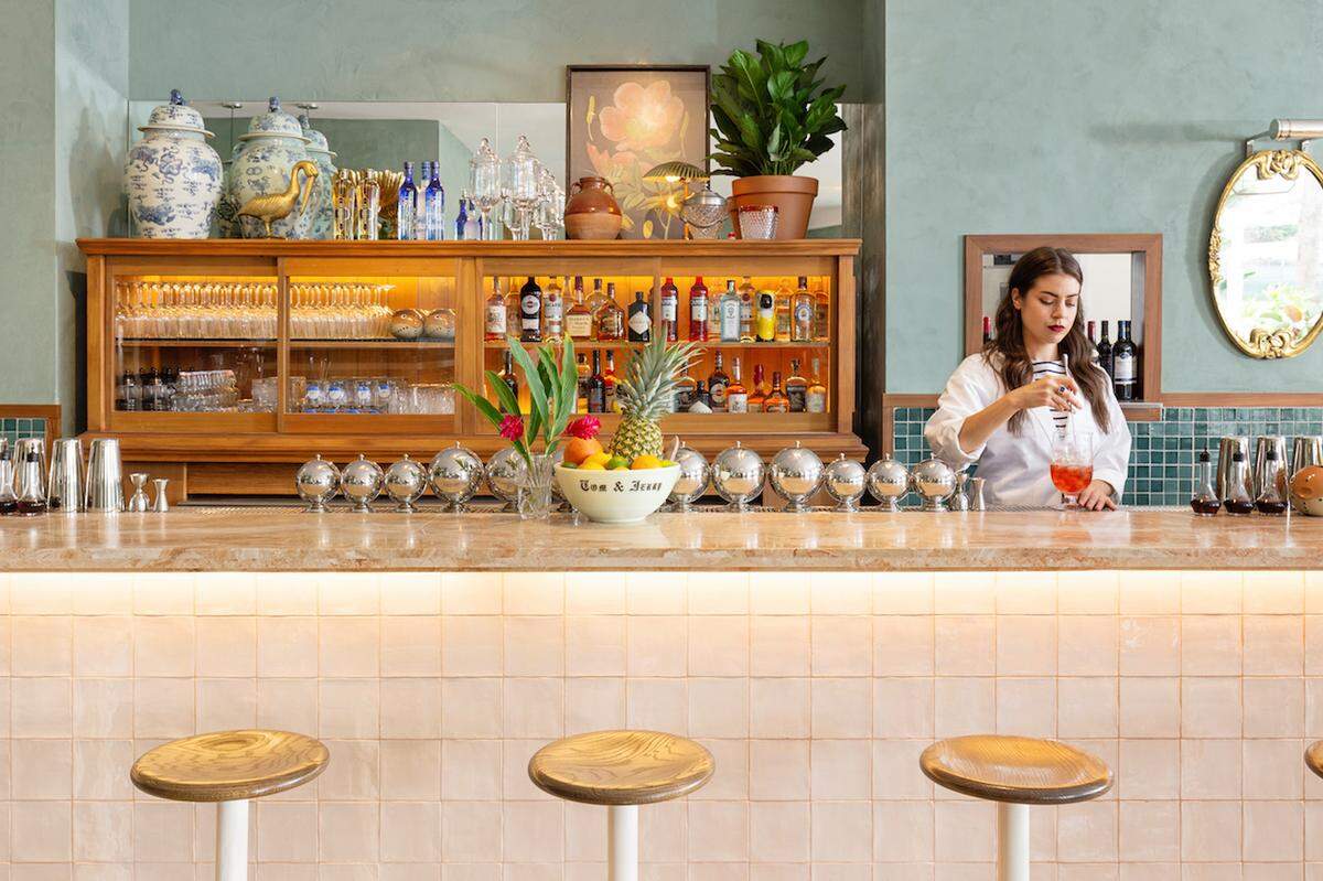 Grab a stool at the bright, attractive Lobby Bar and order a custom cocktail.