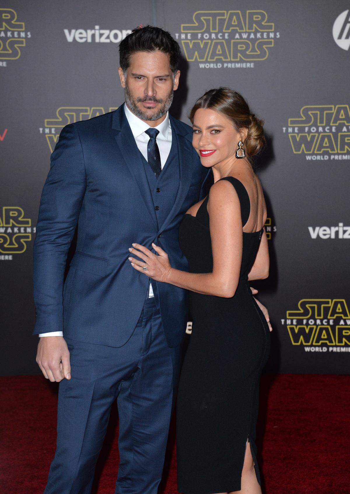 The couple seen on the red carpet