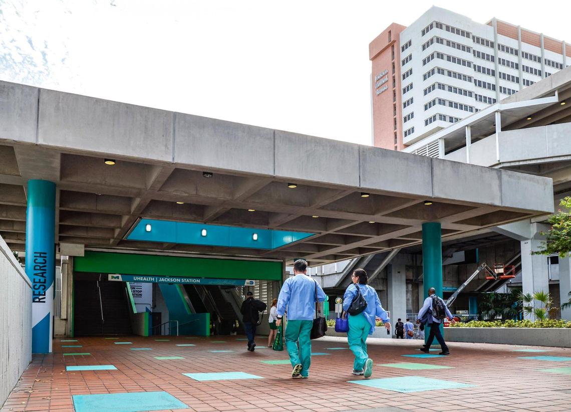 The development project includes $3 million to improve the UHealth—Jackson Metrorail Station at 1501 NW 12th Avenue, east of Jackson Medical Towers in Miami, Florida.