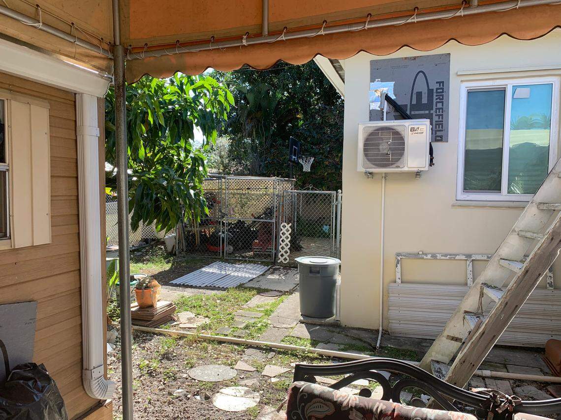 A picture taken by inspectors with the city of Miami who cited Tania Hernandez for unpermitted work at a home she owns in Flagami where boarders, including Julia Rabell, rented rooms.
