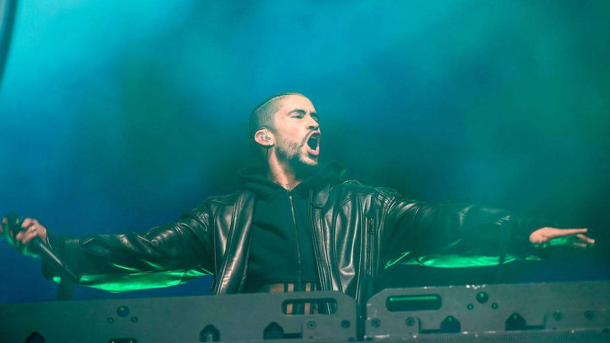 Bad Bunny performed on the Coachella Stage in Indio, California, on April 21.