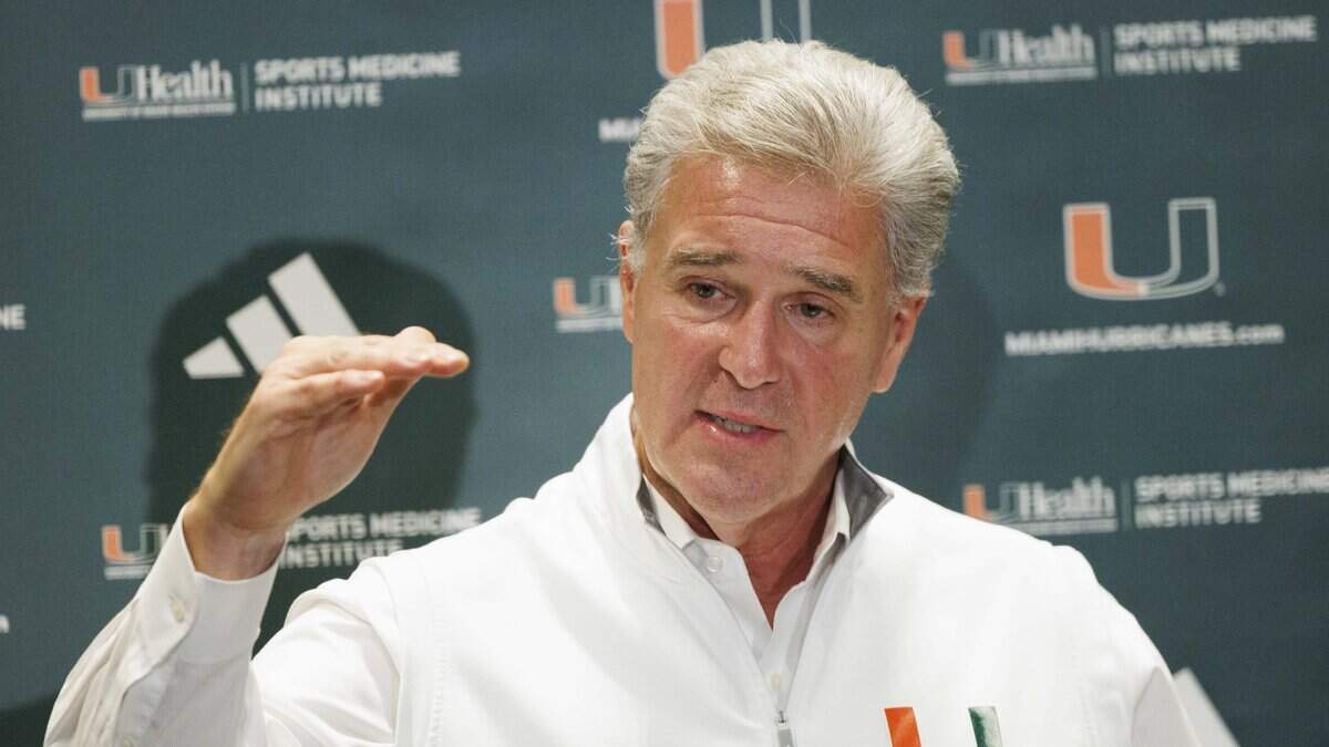 Miami athletic director Dan Radakovich in 2025