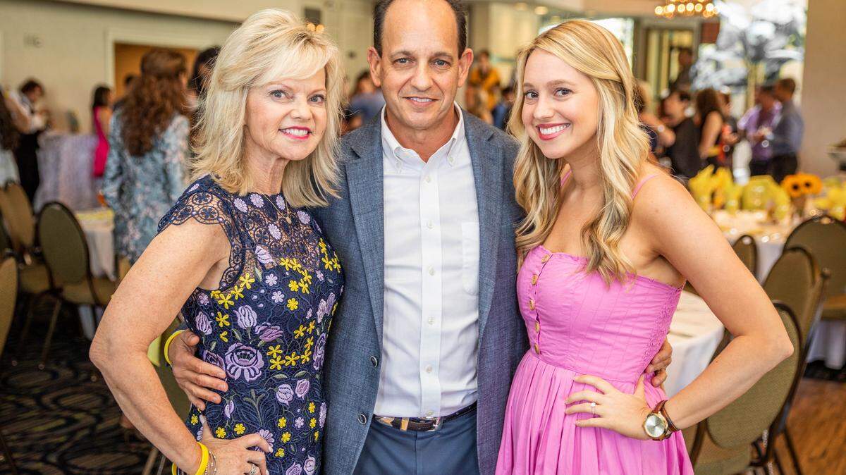 Dylan Schopp’s family — Debbie Schopp, David Schopp and Dara Schopp — are the drive behind the Dylan Schopp Sunshine Foundation Inaugural Sunshine Bruncheon. The event raised $36,000 for suicide prevention and awareness programs.