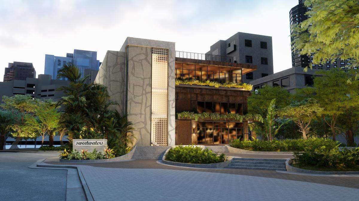 A well-known restaurant group wants to deliver a new culinary experience in Fort Lauderdale. Above: A rendering of the restaurant designed for Huizenga Park.
