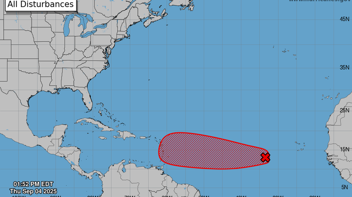 Odds of formation continue to rise.