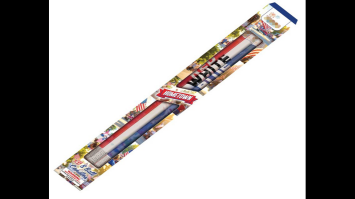 Winco Fireworks International’s 3-packs of Roman Candles 8 Shot Firework Devices