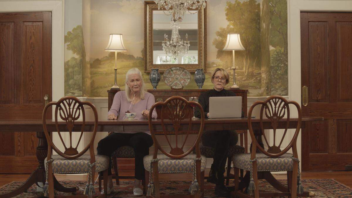 Diane Ladd and Mary Stuart Masterson in a scene from “Isle of Hope,” produced by South Florida-based Aventura Entertainment. 