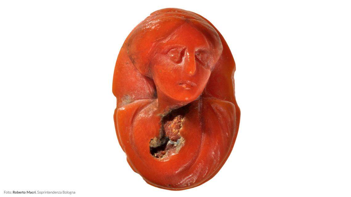 Fifty gems, many with engravings, were unearthed, officials said.