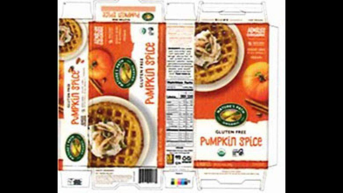 Nature’s Path Organic Gluten Free Pumpkin Spice Waffles