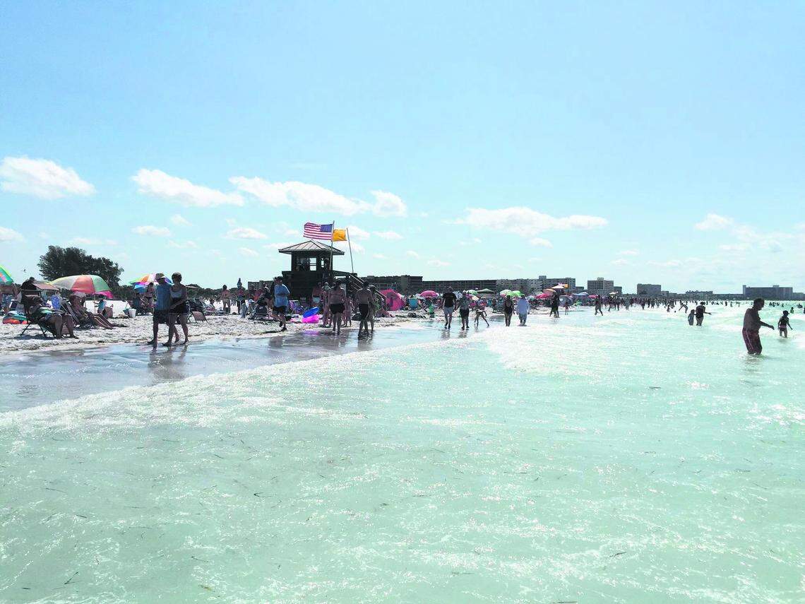 Siesta Beach on Siesta Key off Sarasota was named one of the best beaches in the U.S. by Tripadvisor in 2023.