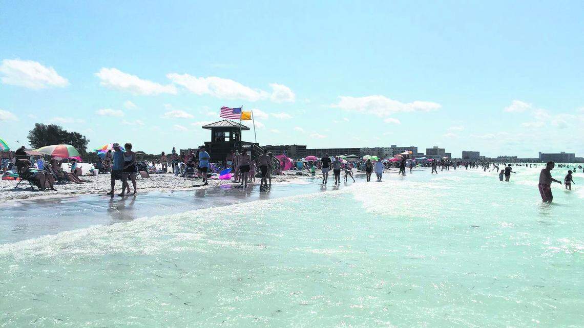 What happened to Florida’s top beach after Hurricane Milton made landfall there?