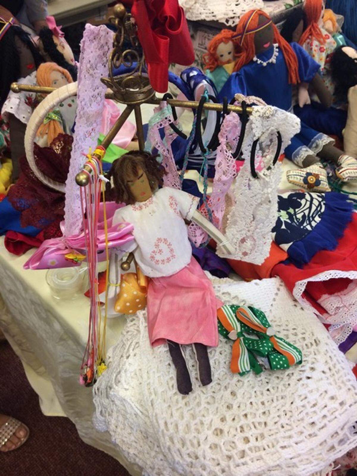 Homemade dolls, blankets, and hair accessories were just some of the items sold at a previous Artisan Fair held at Brockway Memorial Library in Miami Shores.