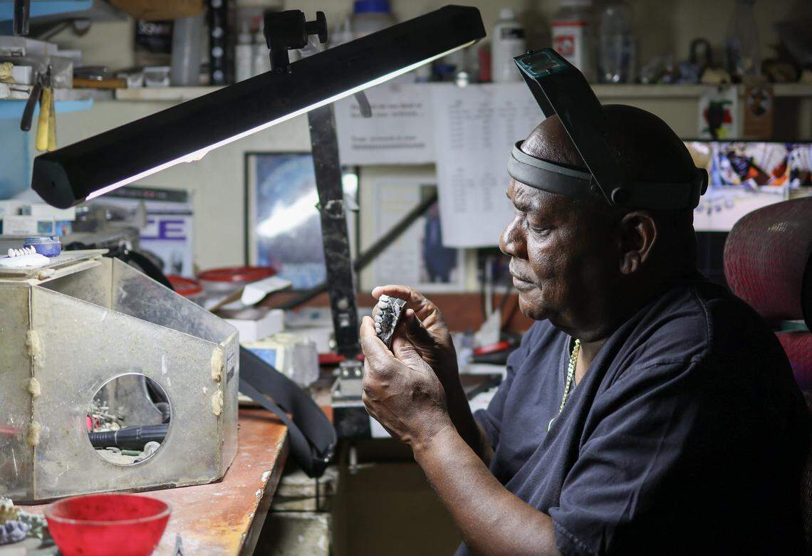 Orlando Plein came to Miami 40 years ago and opened one of the area’s pioneering shops for custom grillz. 