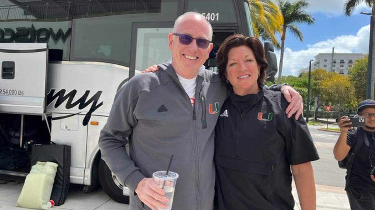 University of Miami basketball coaches Jim Larranaga and Katie Meier will be offered new contracts by the school as a reward for their historic NCAA Tournament runs, according to a source familiar with the negotiations.