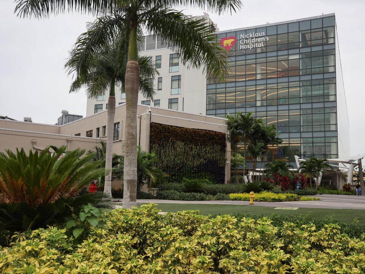 Hospital Infantil Nicklaus, cerca de South Miami.