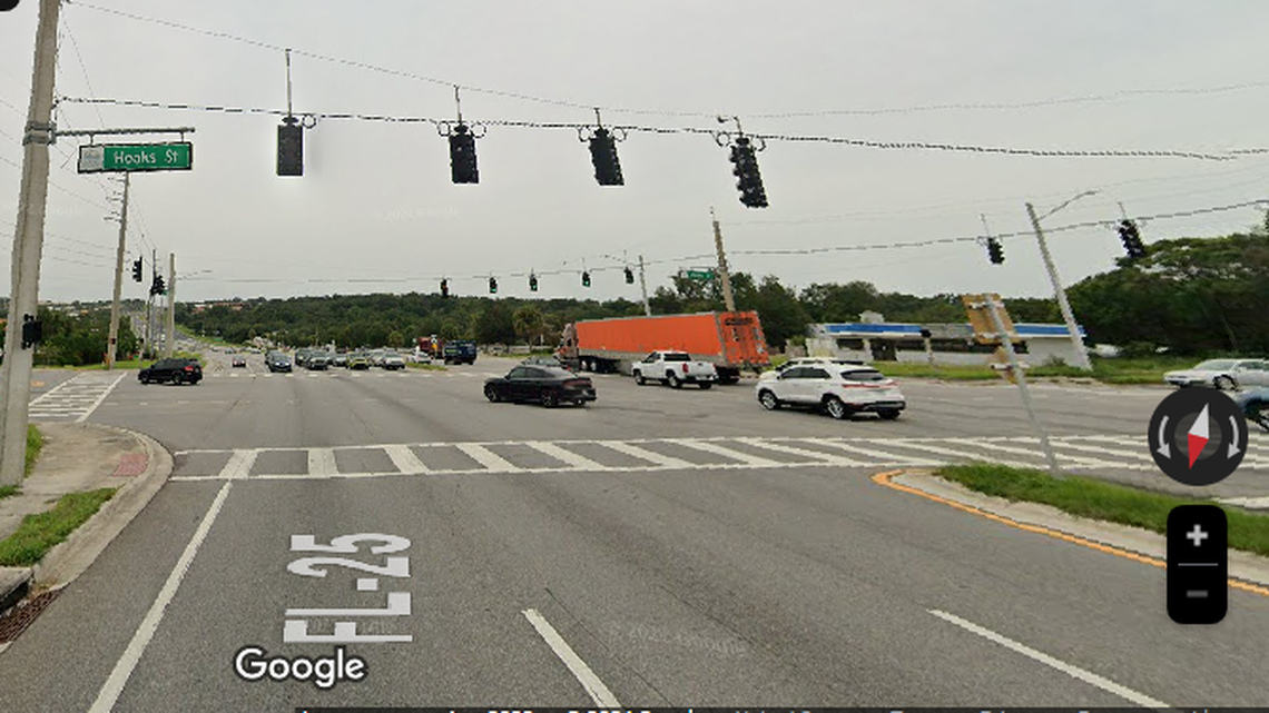 The suspect was pulled over near the intersection of U.S. 27 and Hooks Street in Clermont, Florida, police said.