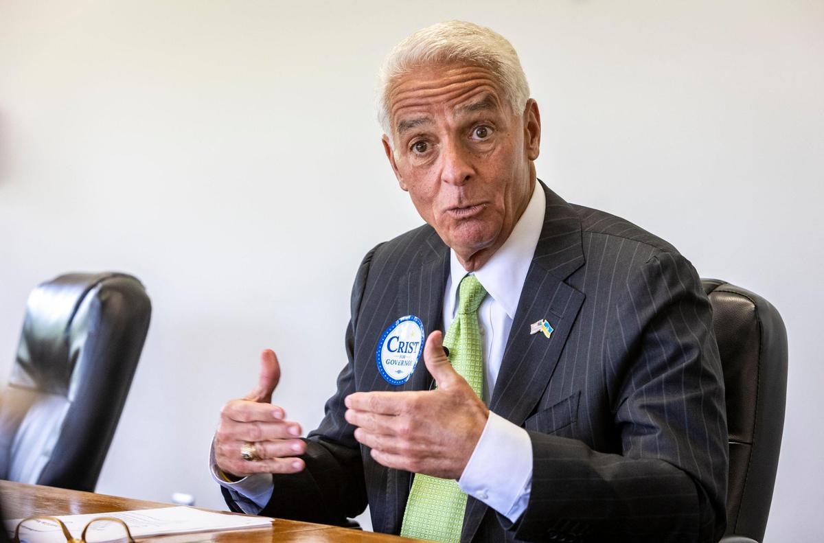 Miami Herald Editorial Board interviews congressman and former governor Charlie Crist, who is running for governor again.
