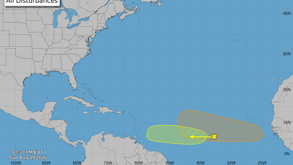 Two new spots to watch in the Atlantic this week as peak hurricane season nears