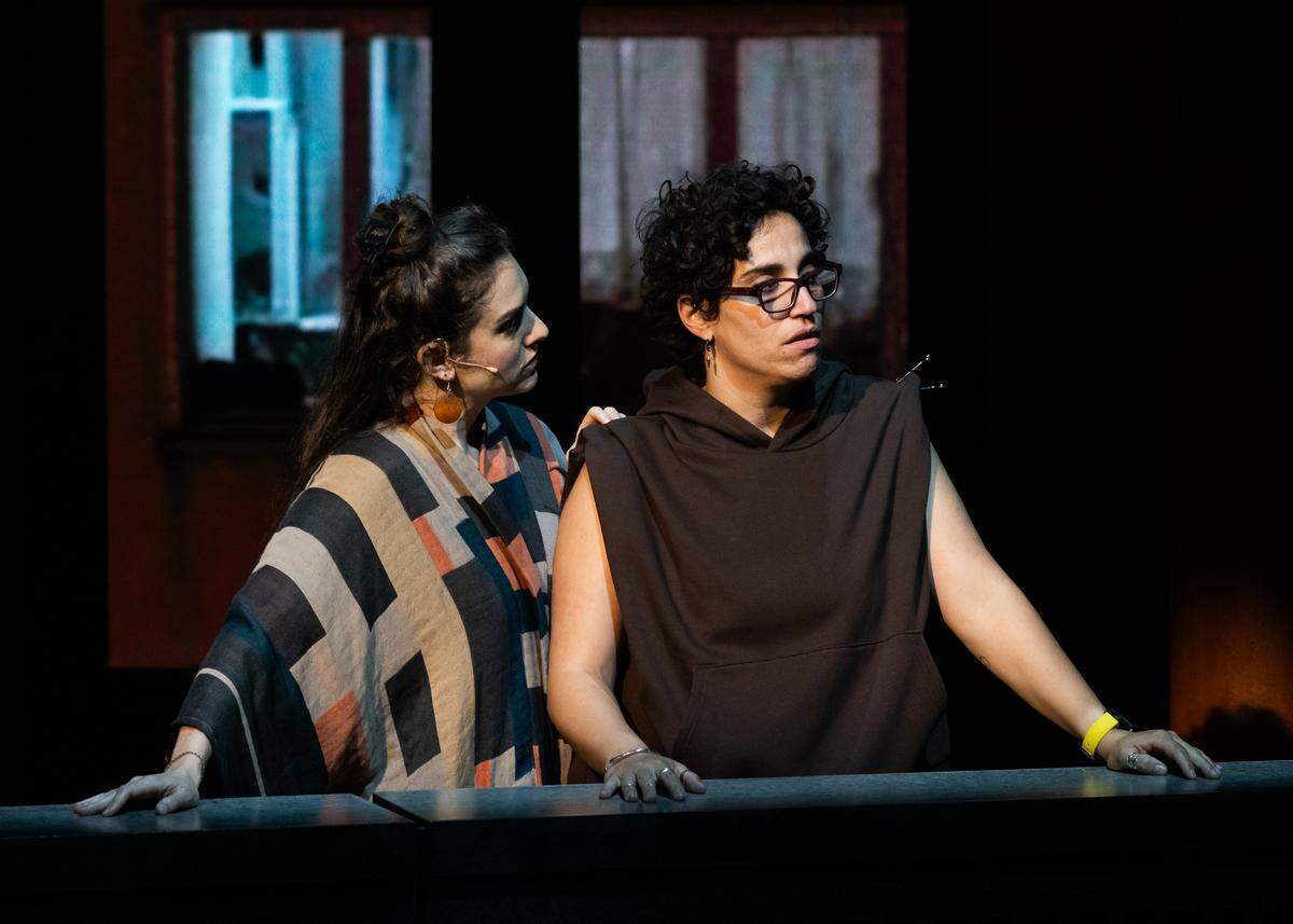 Actors Dani Stroller and Shira Alon in family drama “The Zionists.”