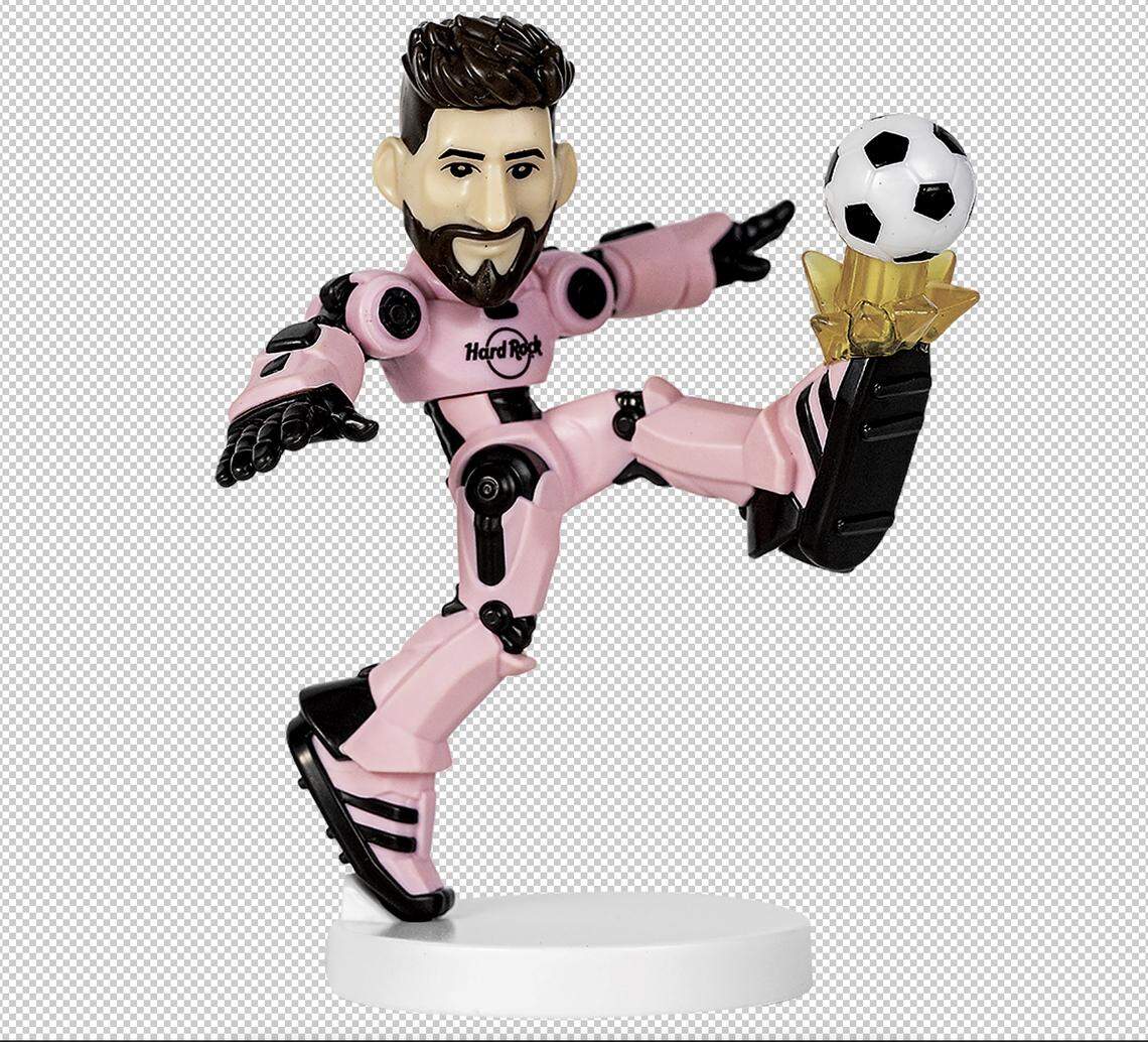 Introducing Captain Messi, a superhero action figure Lionel Messi launched in partnership with Hard Rock International. It is available with the Hard Rock kids’ menu and the toy and related merchandise will be on sale at Hard Rock stores worldwide.