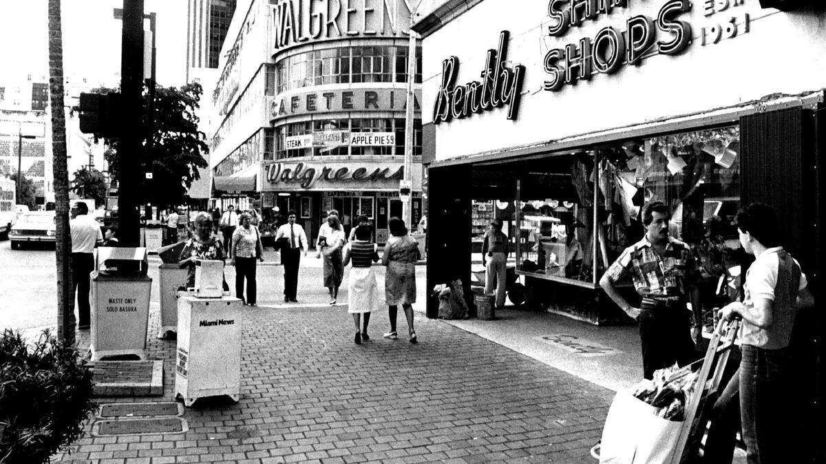 Downtown Miami used to look like that? See old photos of streets, buildings and cars