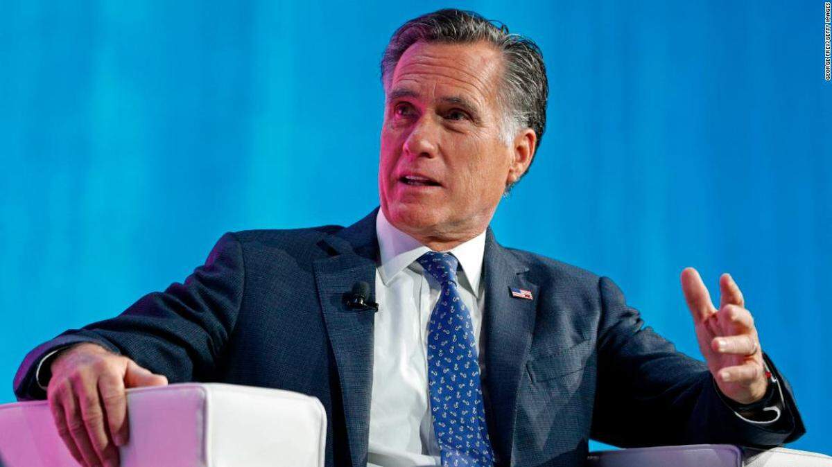 Sen. Mitt Romney, a Utah Republican, proposes sending families with children about $300 a month.