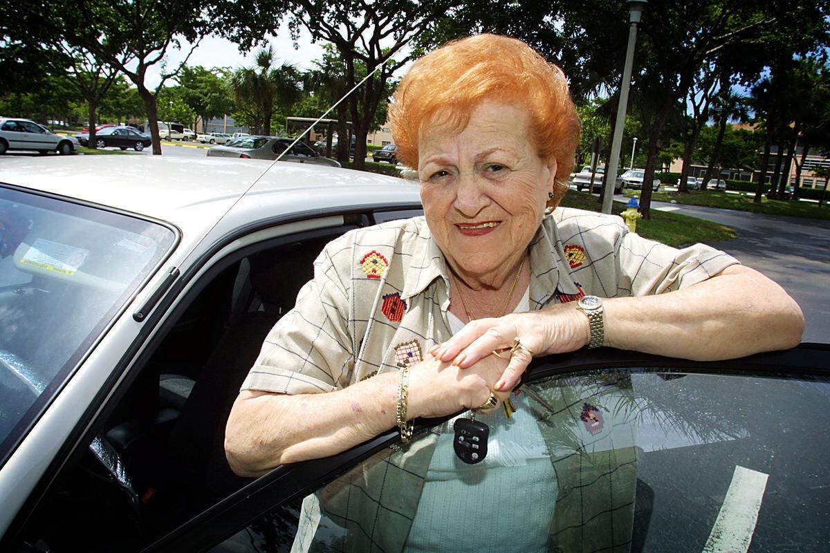 Tillie Tooter in 2001, a year after she was rescued.