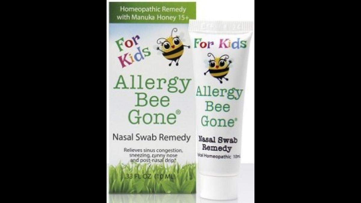 Allergy Bee Gone for Kids Nasal Swab Remedy