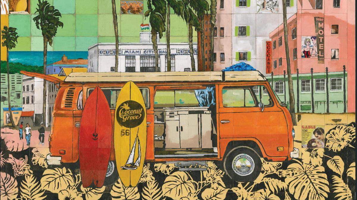 The Coconut Grove Arts Festival selected husband and wife team Horacio Lertora and Melissa Mastrangelo of Boynton Beach to design its 2019 poster image.