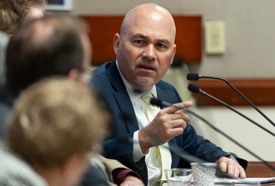 Condo Vultures’ Peter Zalewski speaks during the Miami Herald and el Nuevo Herald’s Priced Out Of Paradise panel discussion at United Way Miami on Wednesday, Sept. 18, 2024, in Miami. The event gathered real estate experts, local leaders and media members as they discussed South Florida’s condo crisis.