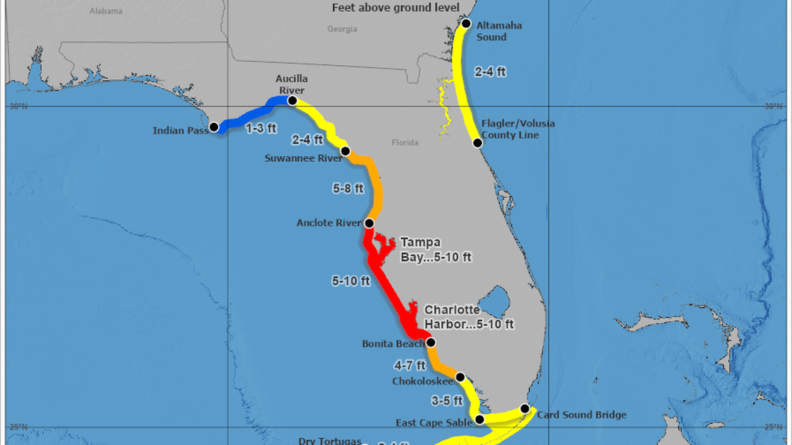 Be prepared for Ian’s ‘life-threatening’ storm surge. What to expect in Manatee County.
