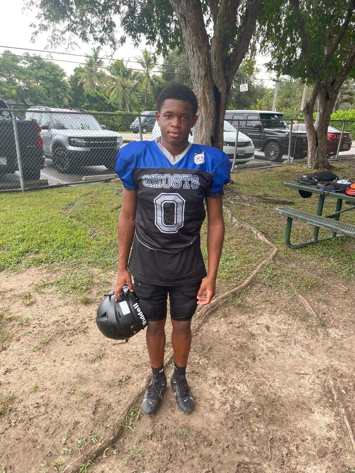 The Hurricanes offered a scholarship on Monday to 12-year-old Gregory Florence, who is beginning seventh grade at Palmetto Middle School. Gregory, from Perrine, said he was “shocked and very happy.’’