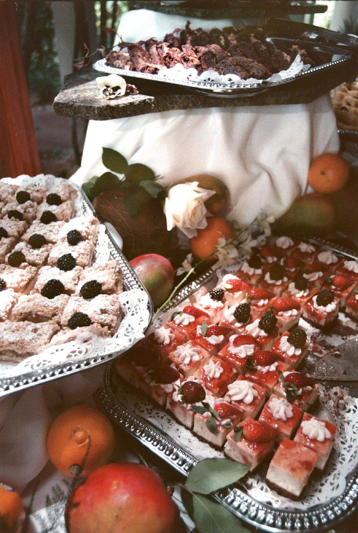 In 2002, pastries on the dessert table at the River House Sunday brunch buffet in downtown Fort Lauderdale.