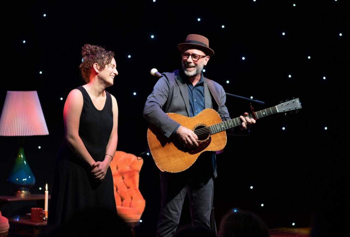 Danielle Wertz and Robbie Schaefer developed “Both Sides Now: The Music and Lives of Joni Mitchell and Leonard Cohen” at Washington D.C.’s Signature Theatre.