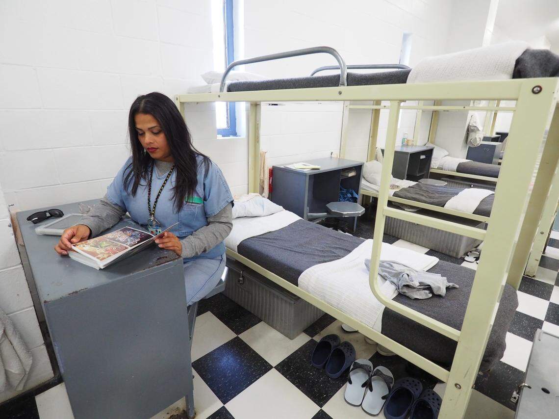 Jomari DeLeon during a Times interview at Gadsden Correctional Facility in Quincy Florida, September 20, 2019.