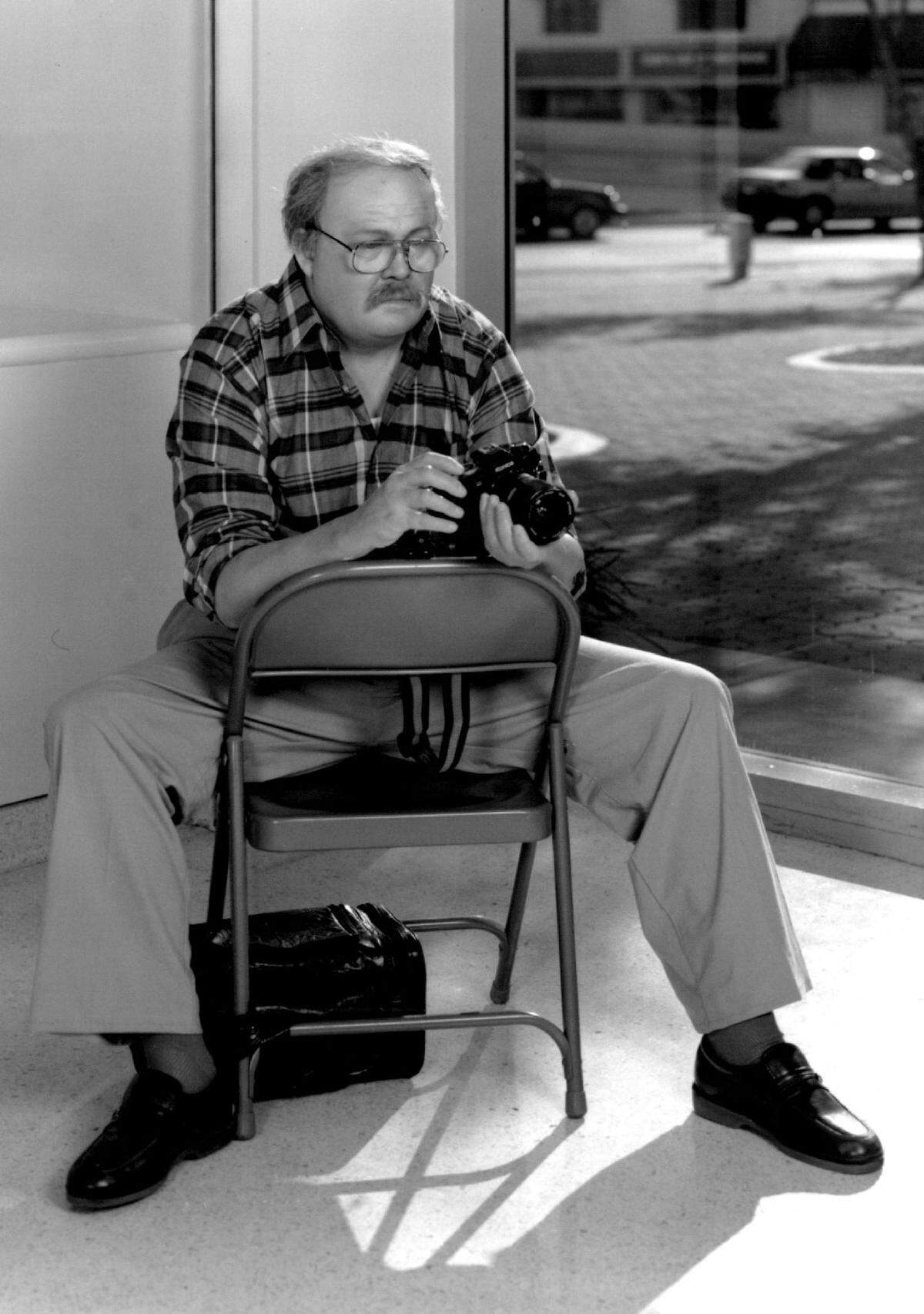 A Duane Hanson piece on display at the Museum of Art in Fort Lauderdale in 1991.